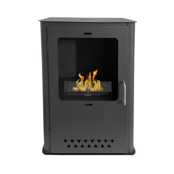 Chimenea de bioetanol - DIVINA FIRE - Luisa - 50 x 30 x 68 cm - Ecológica - Diseño elegante