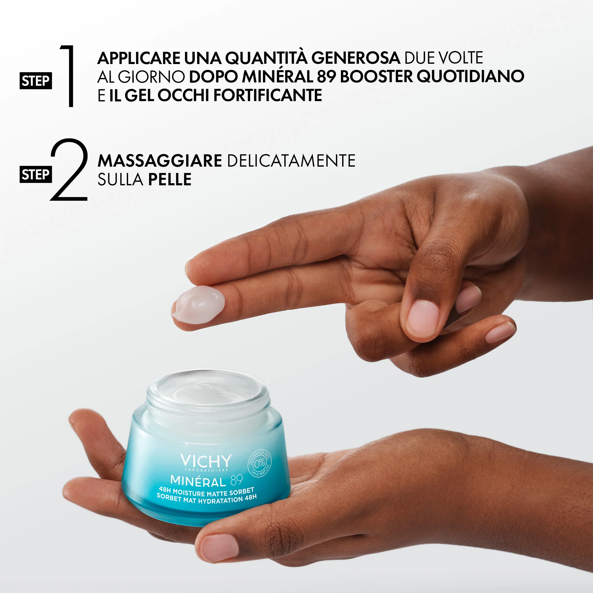 Mineral 89 Minéral 89 Gel Sorbetto Idratante Effetto Mat 48H - Gel viso idratante, Gel viso antimperfezioni