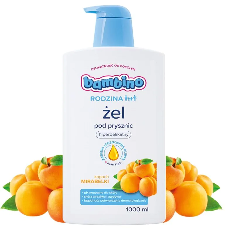 Bambino Rodzina Żel pod prysznic o Zapachu Mirabelki