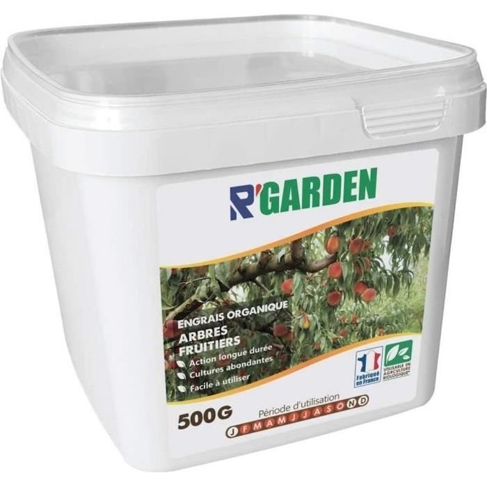 Fertilizante universal R'Garden para árboles frutales - Fertilizante orgánico para árboles frutales - Fertilizante ecológico - F 189069