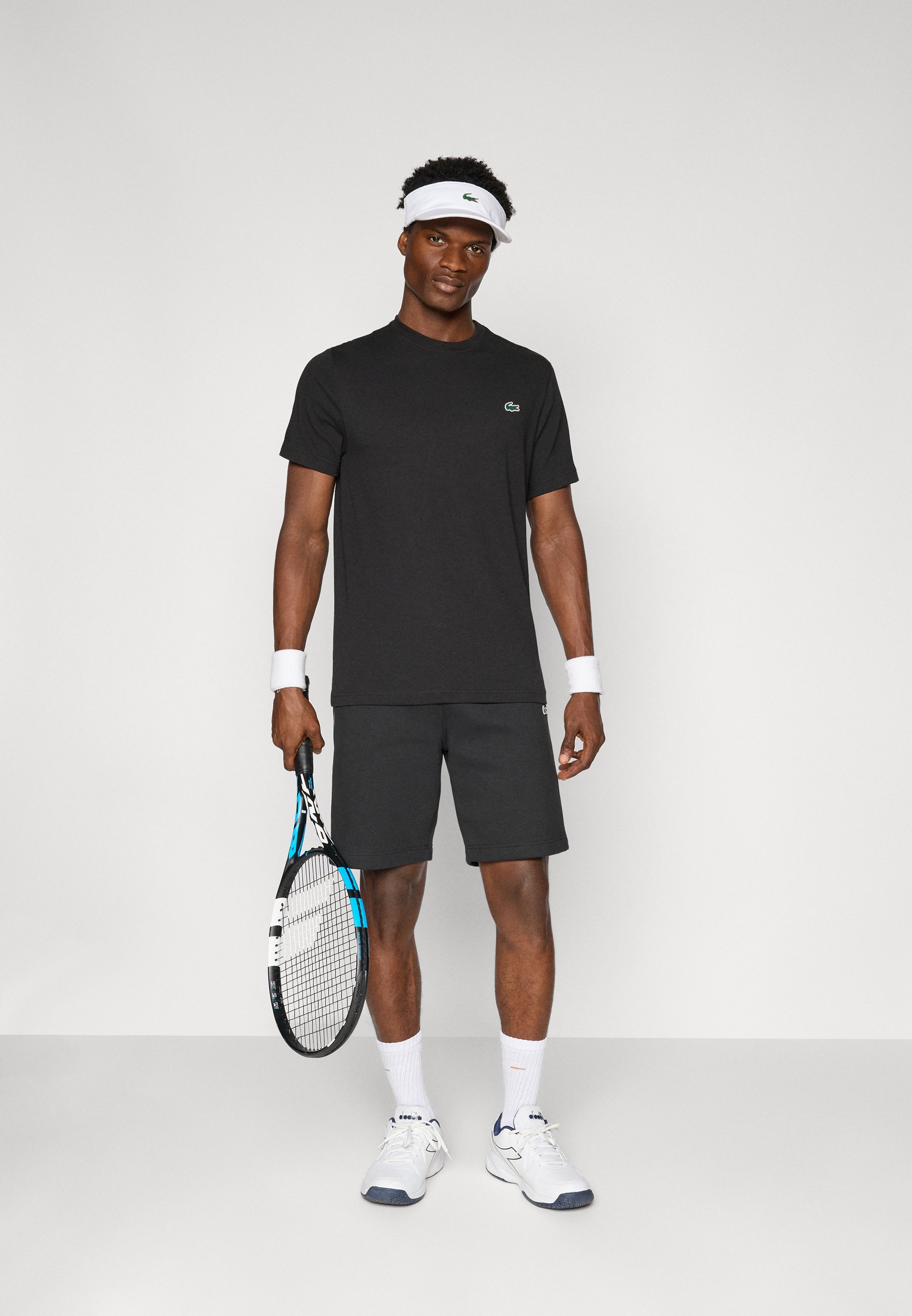 Lacoste Sport FADING - T-shirt de sport - noir