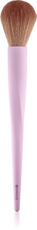Štětec na tvářenku, konturovací líčení a rozjasňovač essence It's glow time