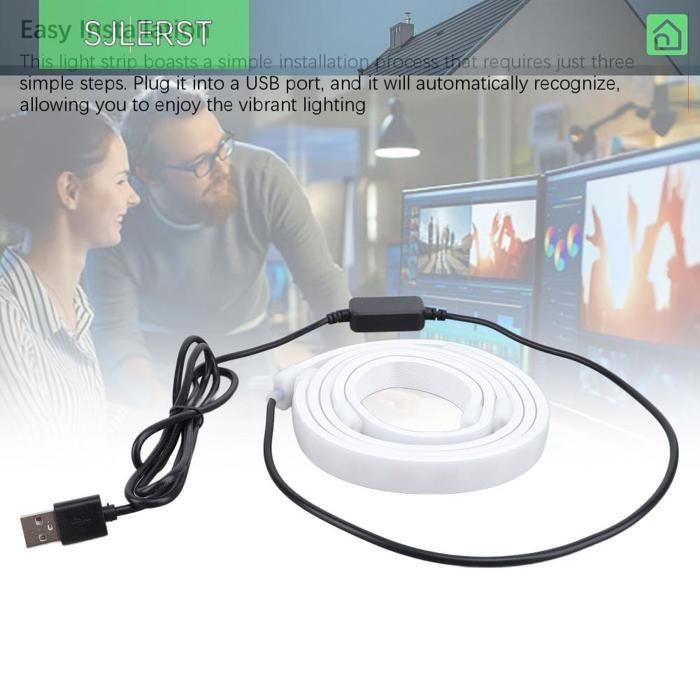 Striscia luminosa per computer sjlerst, striscia luminosa a LED per monitor Breflights, striscia luminosa per sincronizzazione schermo videoproiettore