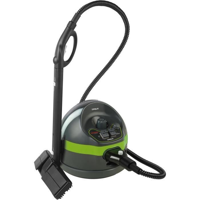 POLTI VAPORETTO CLASSIC 65 - Steam cleaner - limited autonomy - 4 BAR - 110g/min - 1500W - 7 accessories - Green + Black