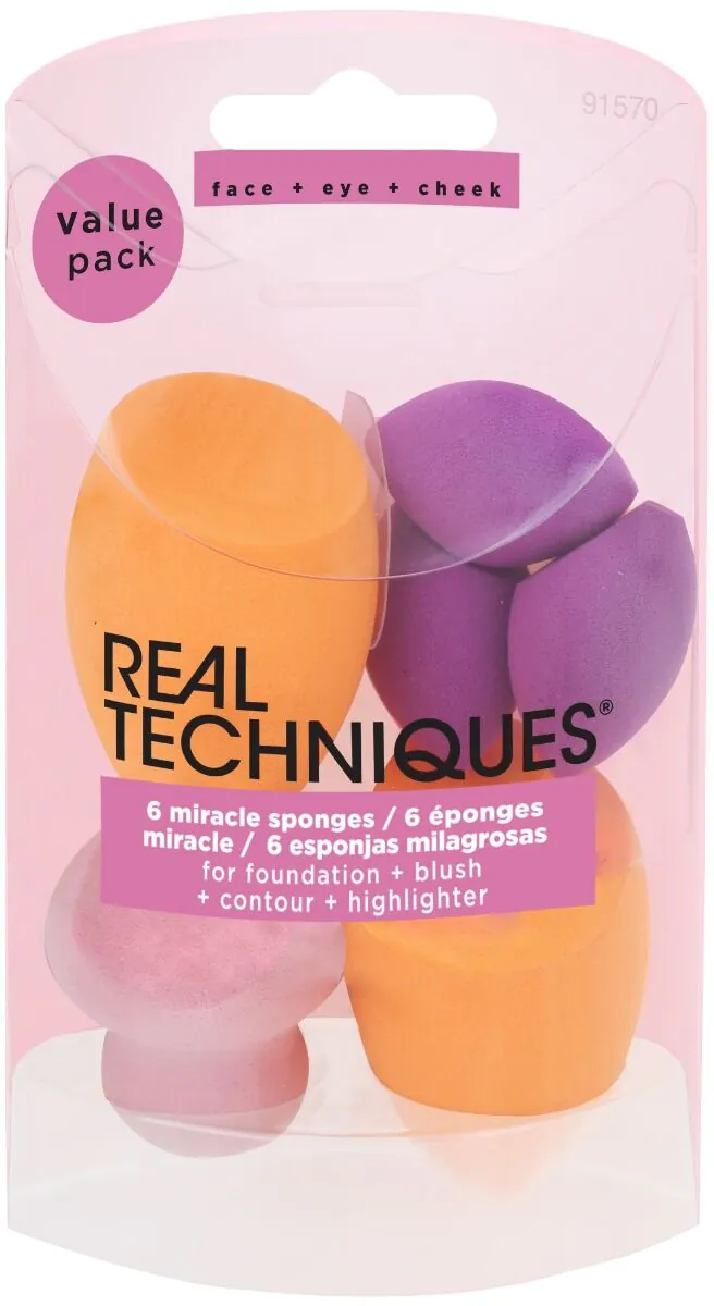 Real Techniques Gąbeczka Miracle Complexion Sponge 6szt