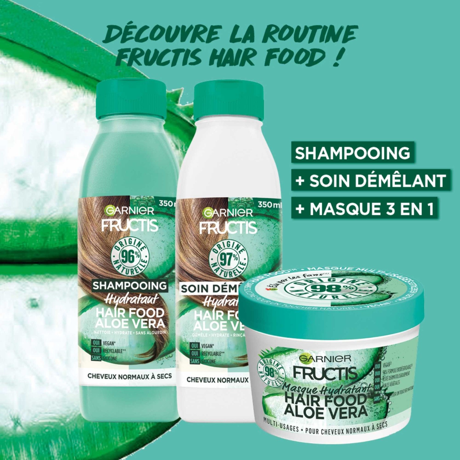 Garnier Shampooing hydratant à l'aloe