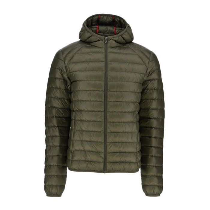 JOTT NICO MEN'S ARMY DOWN JACKET with hood