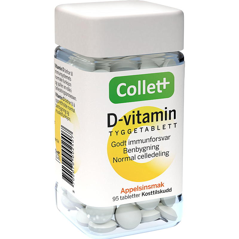 Collett Collett D-vitamiini 95 tyggetabletter