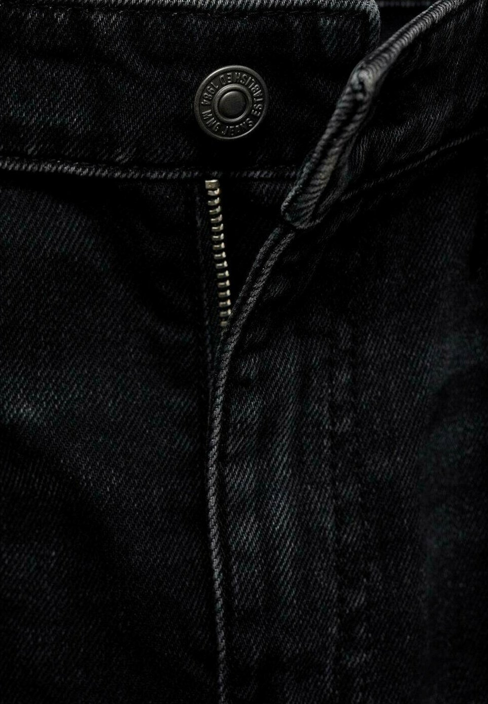 Džíny Mango Flared - černá denim