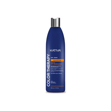 Kativa Color Therapy Anti-Brass -shampoo neutraloi oranssin sävyn 355 ml