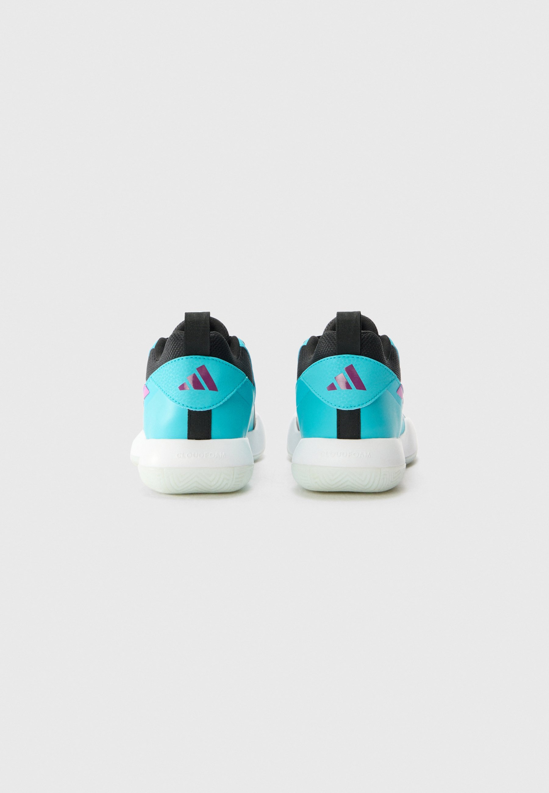 adidas Performance CROSS EM UP SELECT UNISEX - Basketbalschoenen - helder cyaan/kernzwart/paars