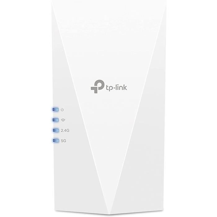 TP-Link RE700X Ripetitore WiFi 6 - 3000 Mbps - Copertura 150 m² - 1 Porta Gigabit Ethernet