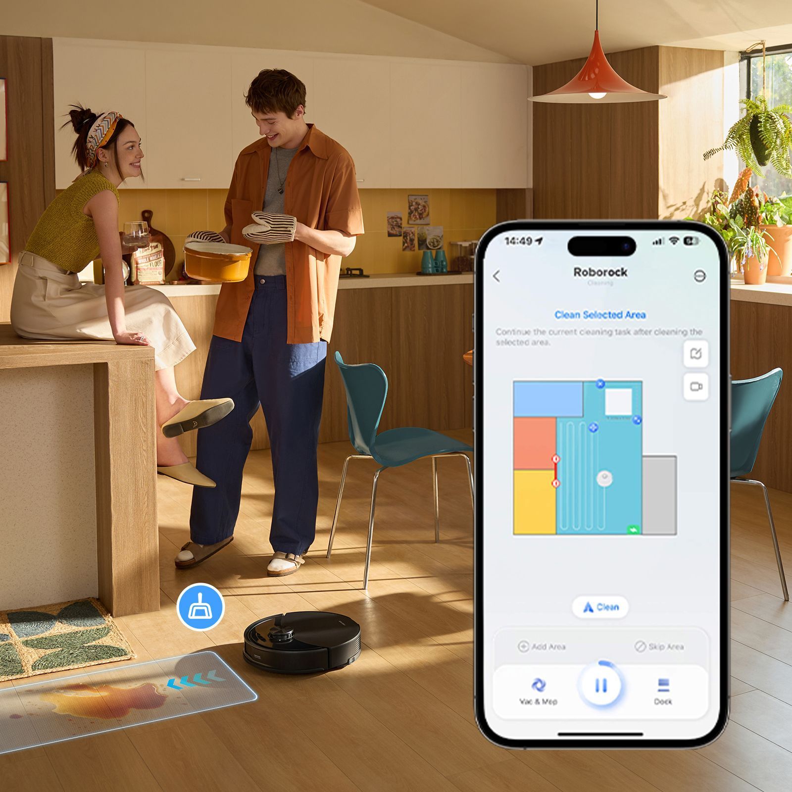 ROBOROCK Q10 VF+ - Robô Aspirador e Mop com Estação de Esvaziamento Automático - Potência de Sucção de 10000 Pa - Autonomia da Bateria de 150 min