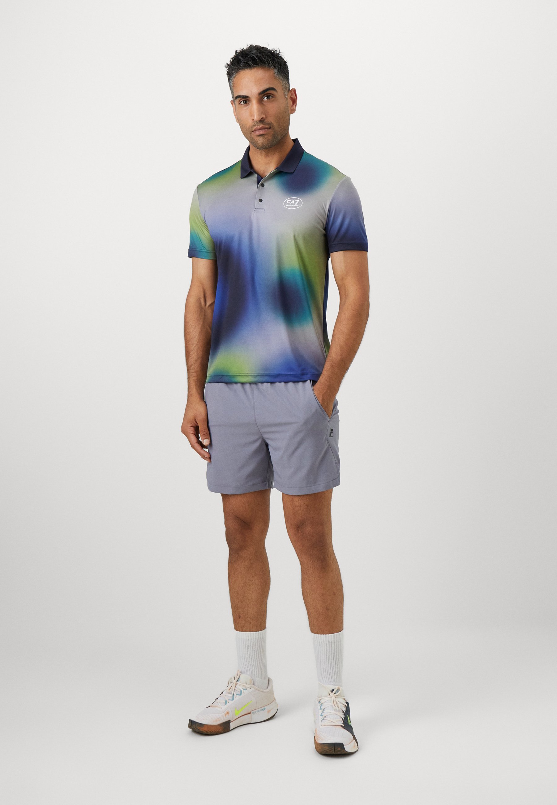 EA7 Emporio Armani TENNIS PRO GRAPHIC - Poloshirt - veelkleurig