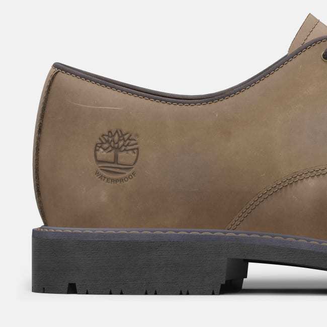 Scarpa Oxford Impermeabile Stormbucks da Uomo in                marrone scuro