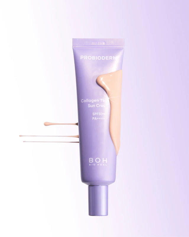Protetor solar facial BIOHEAL BOH Probioderm Collagen Tone Up com colágeno