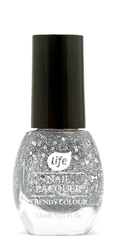 LIFE Lakier do paznokci Trendy Colour brokat 5,5 g nr 190