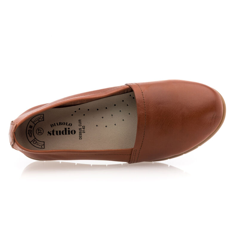 Bruna loafers/båtskor för kvinnor