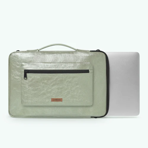 Cabaia Riverdale 13/14 Zoll grüne Laptoptasche