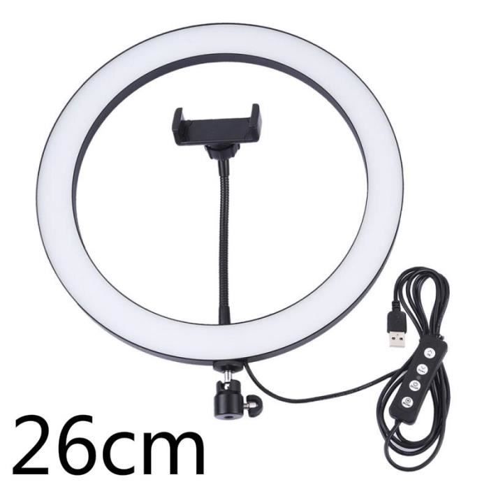 SLR Accessories, For YouTube LED Ring Light Dimmable Lamp Photography Camera Studio Photo Video Ring - Type 26cm