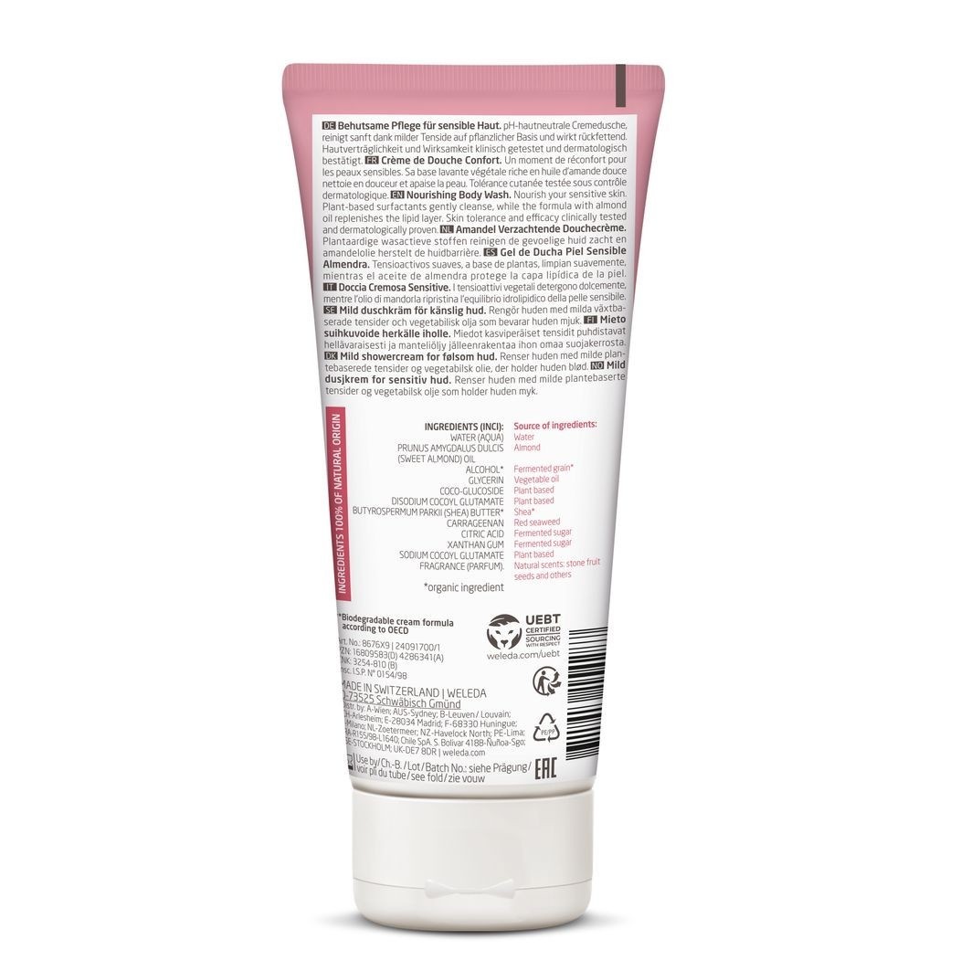 Gel de ducha Weleda Almond Sensitive - 200 ml