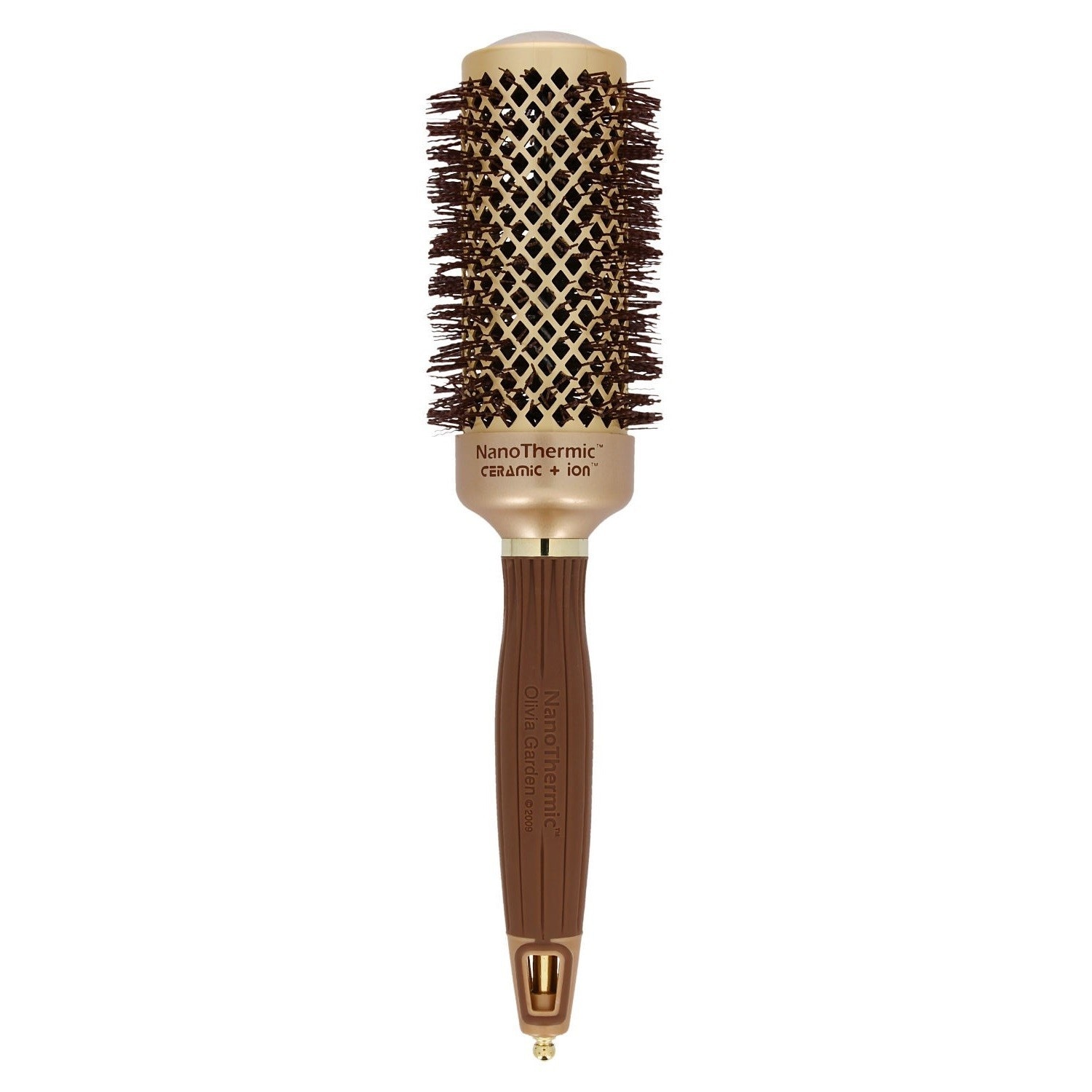 Spazzola rotonda Olivia Garden EXPERT BLOW-DRY SHINE con setole ondulate 45 - 1 pezzo