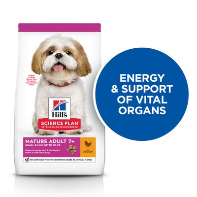 Hill's Science Plan Adulto Maduro 7+ Pequeno e Mini com Frango