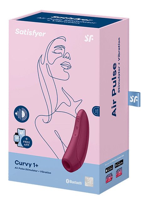 Vibrator Curvy 1 Naprave za sesanje klitorisa