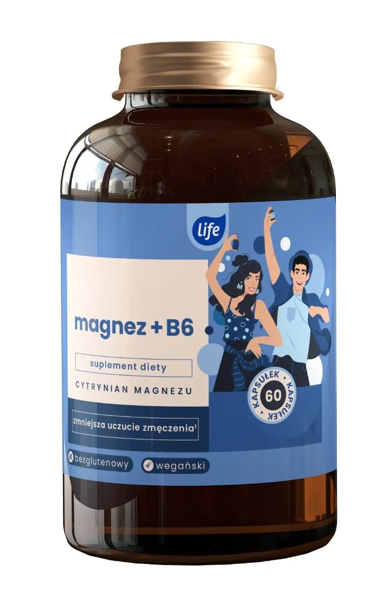 Life Premium Magnez+ B6, Kapsułki