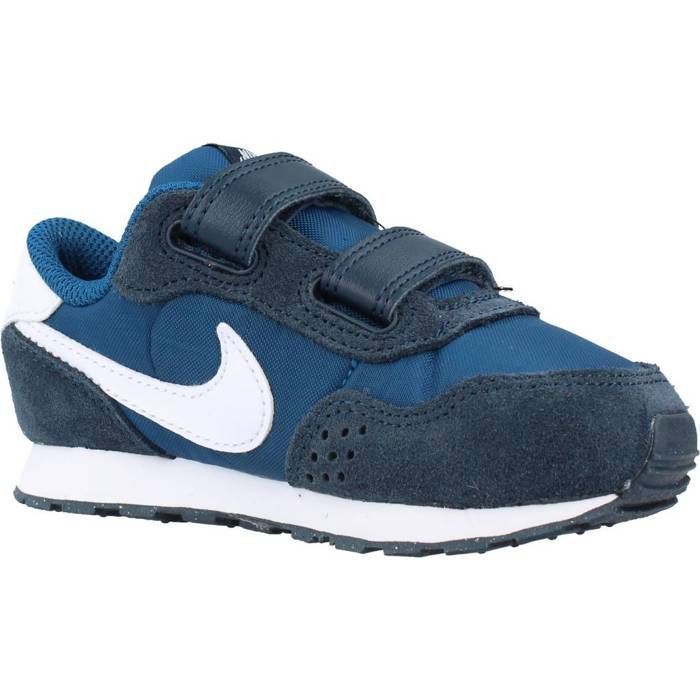 Zapato - NIKE - Md Valiant - Azul - Con cordones - Niño - Plano