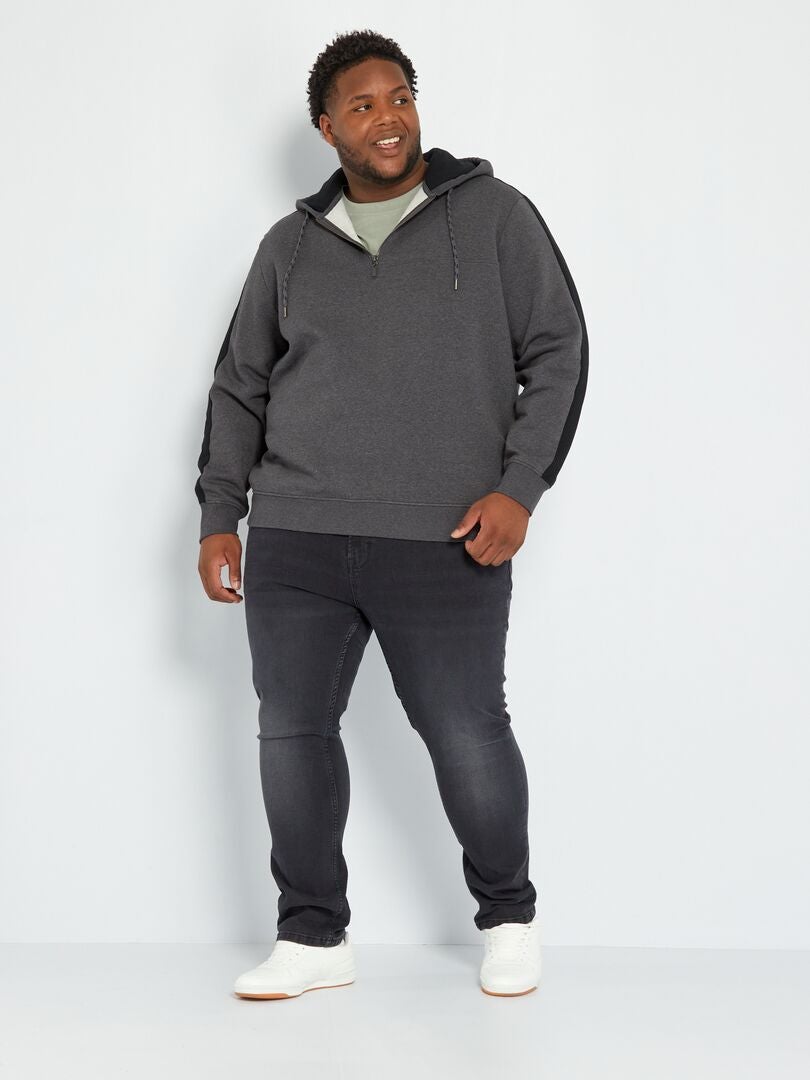 Camiseta de punto con bolsillo - gris