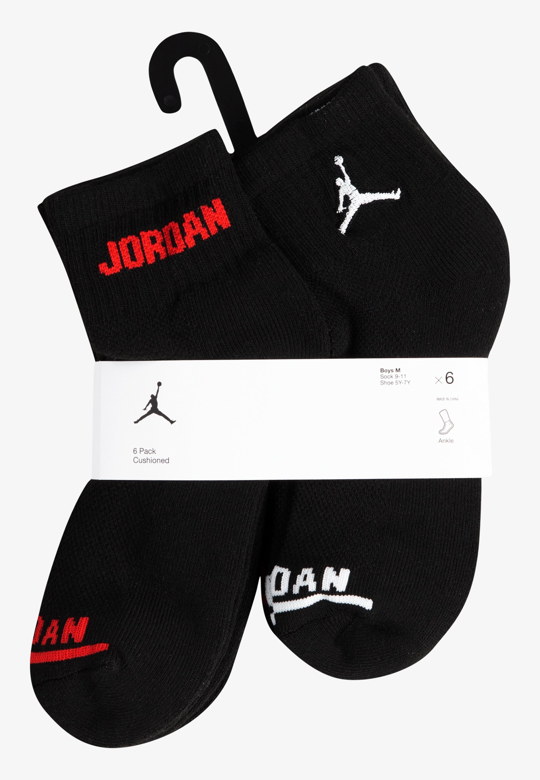 Jordan JORDAN LEGEND ENKELSOKJES 6-PACK - Sportsokken - zwart