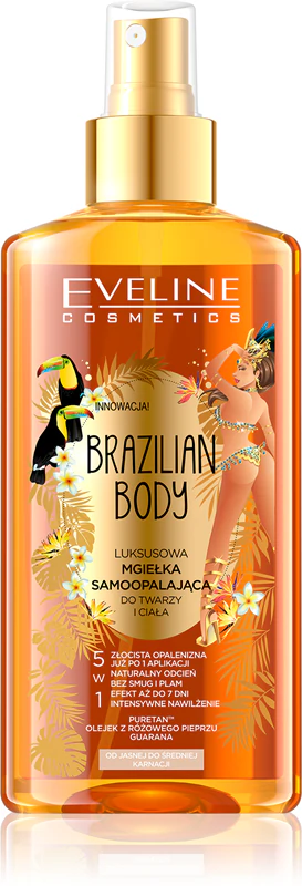 Eveline Cosmetics Brazilian Body bronzing zelfbruiningsspray voor een natuurlijke look