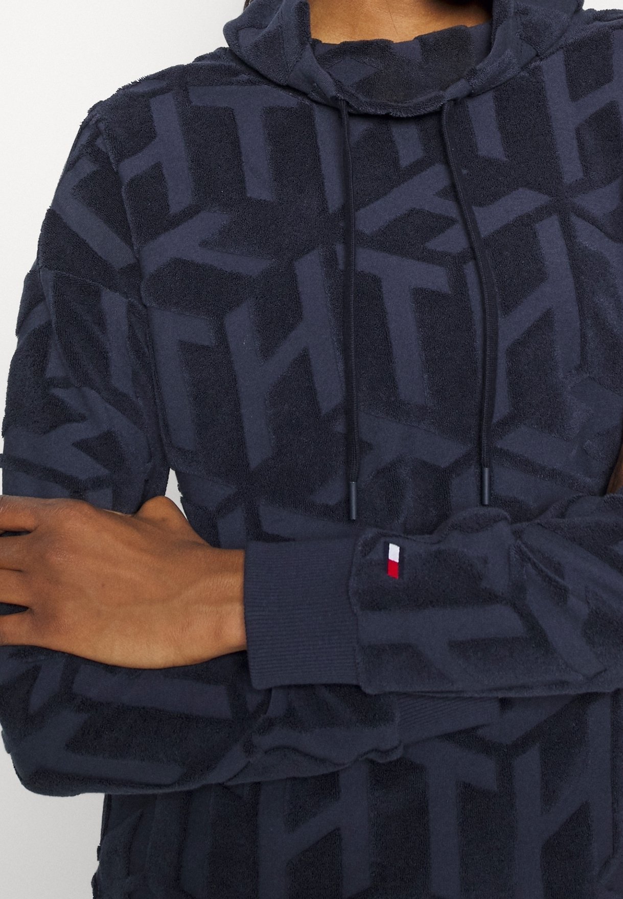 Felpa con cappuccio Tommy Hilfiger - blu scuro