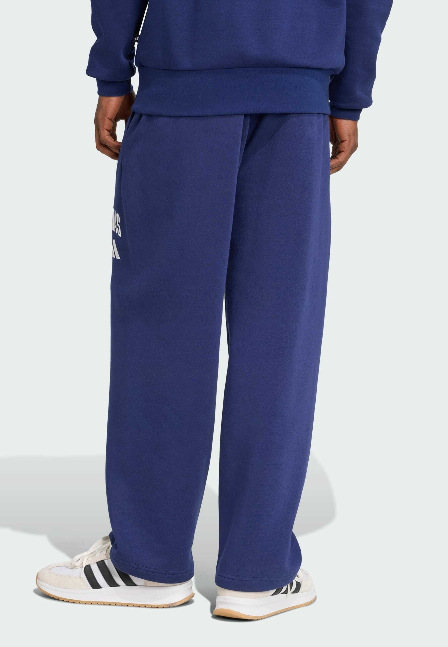 adidas Sportswear COLLEGIATE - Pantaloni de trening - albastru închis alb