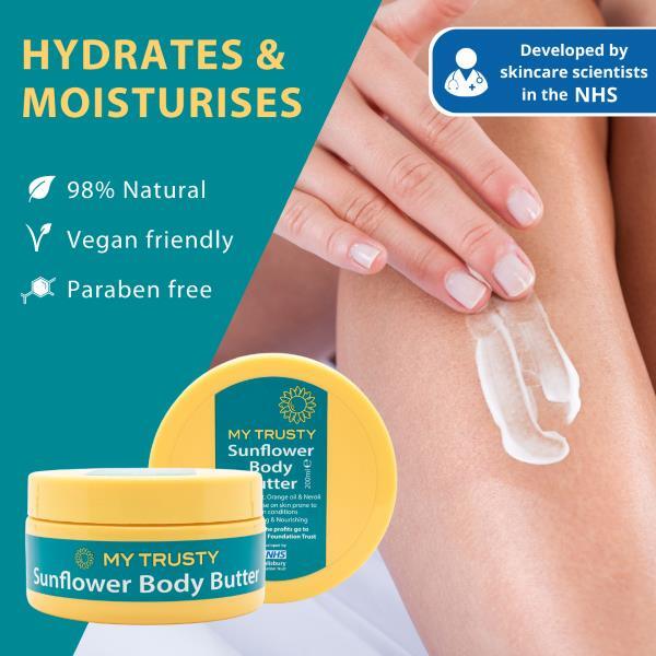 My Trusty Sunflower Body Butter, Bergamott & Apelsin 200ml