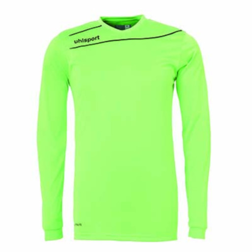  T-shirt Stream 3.0 Ml Vert Flash/noir Uhlsport