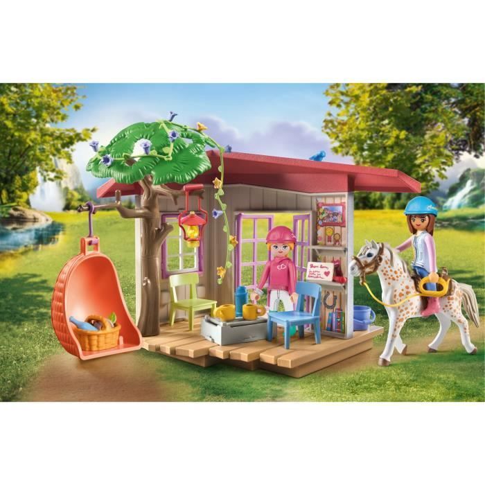 PLAYMOBIL 71638 Horsewomen's Relaxation Area, Horses of Waterfall, 63 pieces, Ages 4+