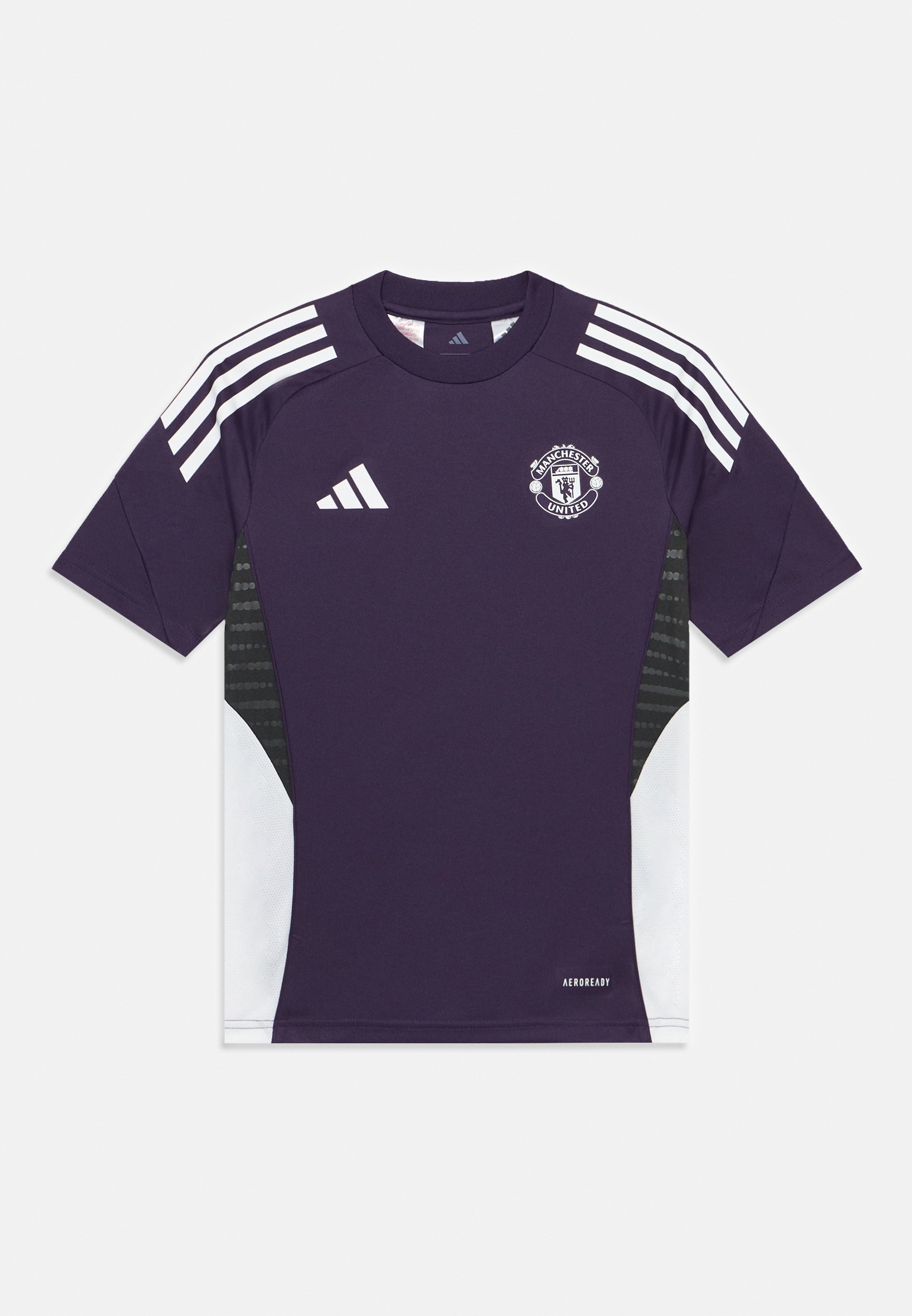 adidas Performance MANCHESTER UNITED voetbalshirt met korte mouwen, unisex - aurora plum/wit/zwart