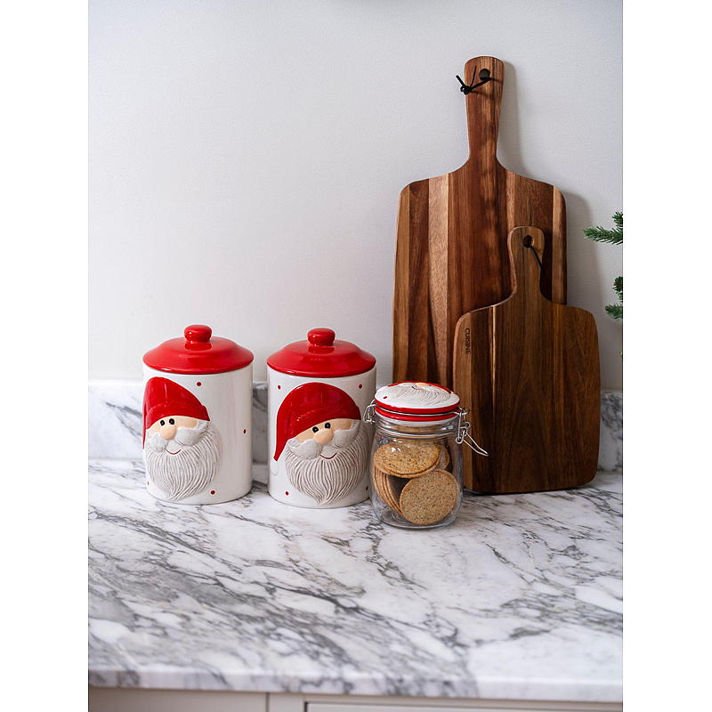 Tarro de cristal Cuisine de 750 ml con motivo navideño