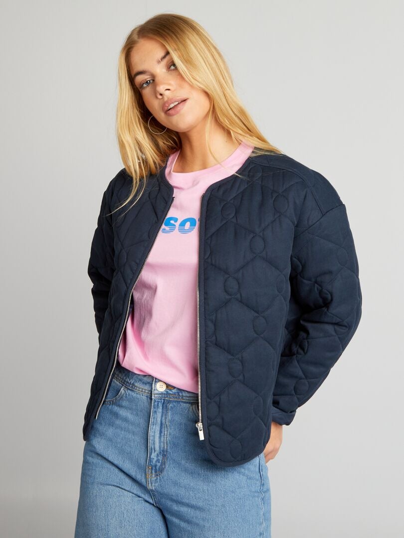 Gewatteerde jas - blauw