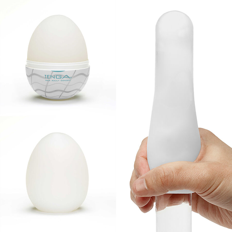 Tenga Easy Ona-Cap Egg Wavy II Cool Edition