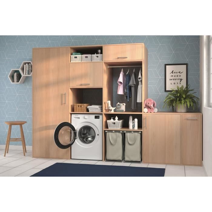 Lave-linge hublot INDESIT IM962MYTIMEFR MyTime - 9 kg - Induction - L60cm - 1200 trs/min - Classe A - Blanc
