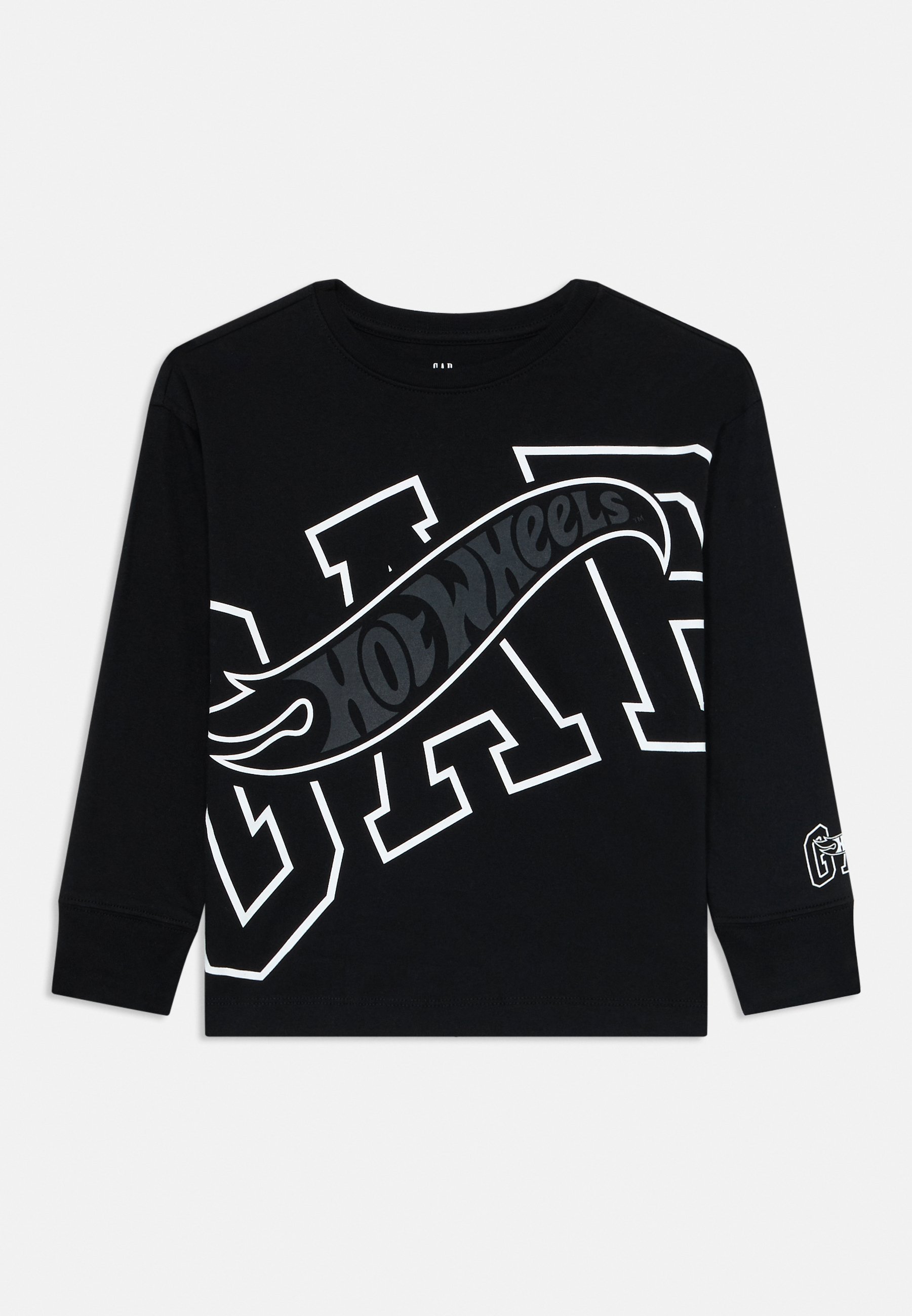 GAP T-shirt voor jongens - Top met lange mouwen - echt zwart