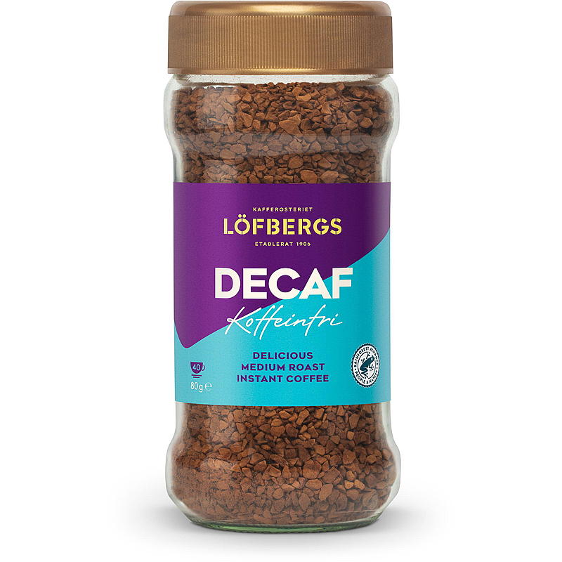 Löfbergs Frysetørket kaffe 80 g koffeinfri Löfbergs