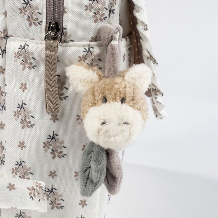 Walking Mum | Sac à dos enfant Botton Beige - 25 x 22 cm