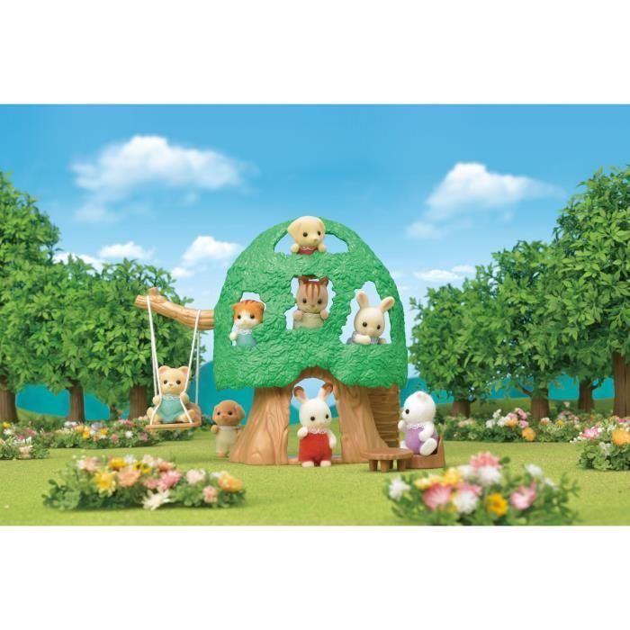 Miniature figurines - SYLVANIAN FAMILIES - The Baby's House - Slide, swing, hammock