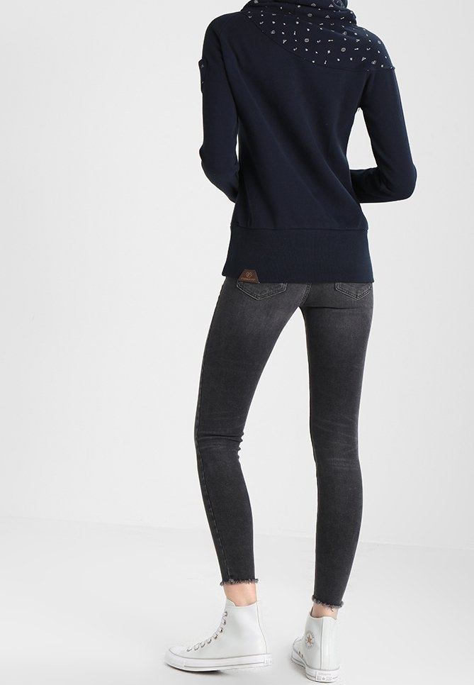 Jeans Pieces coupe skinny - gris