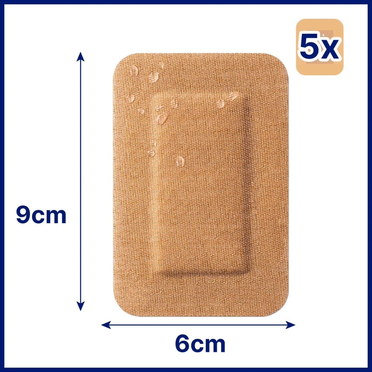 HANSAPLAST Hansaplast Cer Flexibele Xxl5Pz grote pleisters