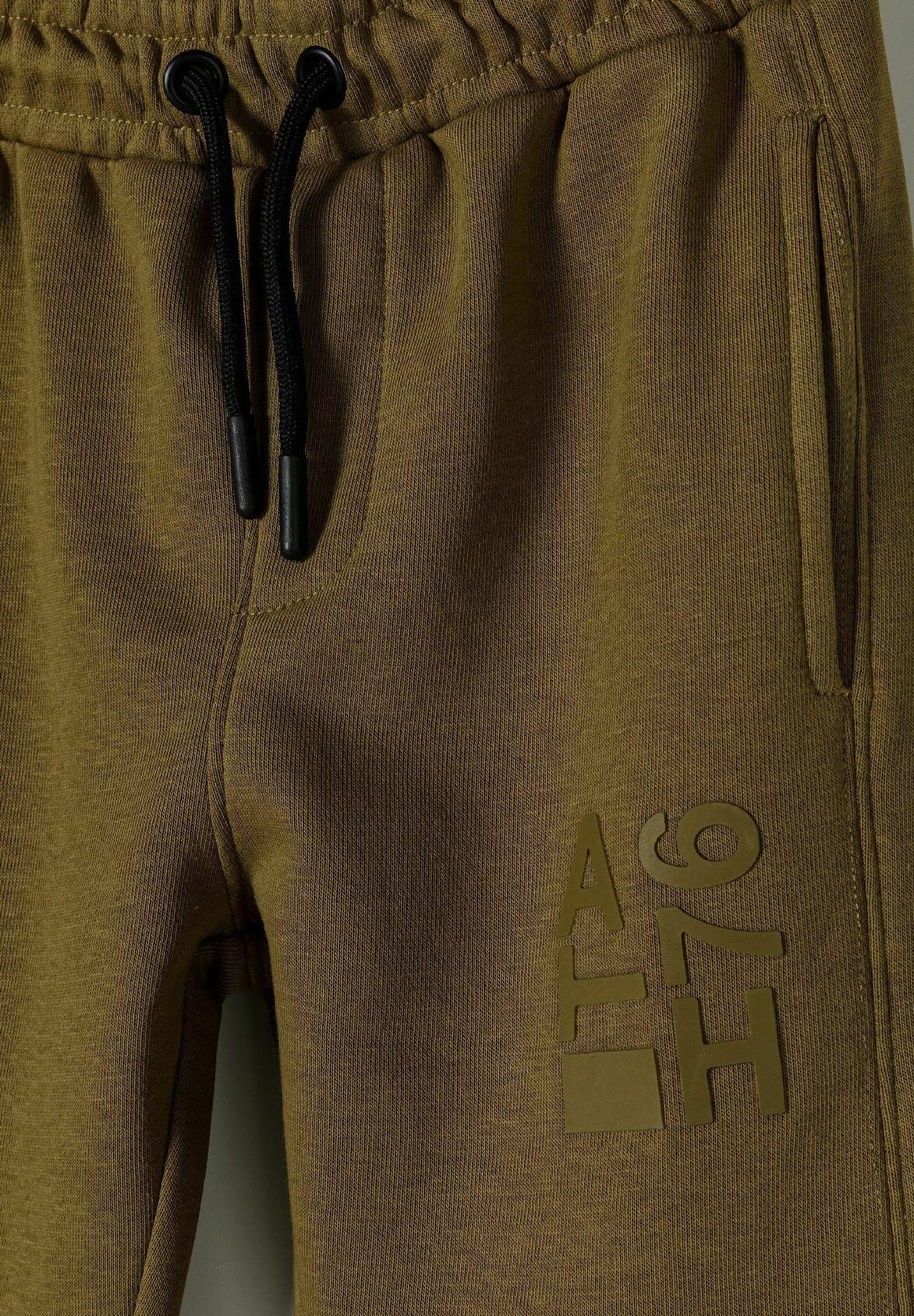 Completo felpa con cappuccio e pantaloni da jogging MINOTI con mezza zip - ocra